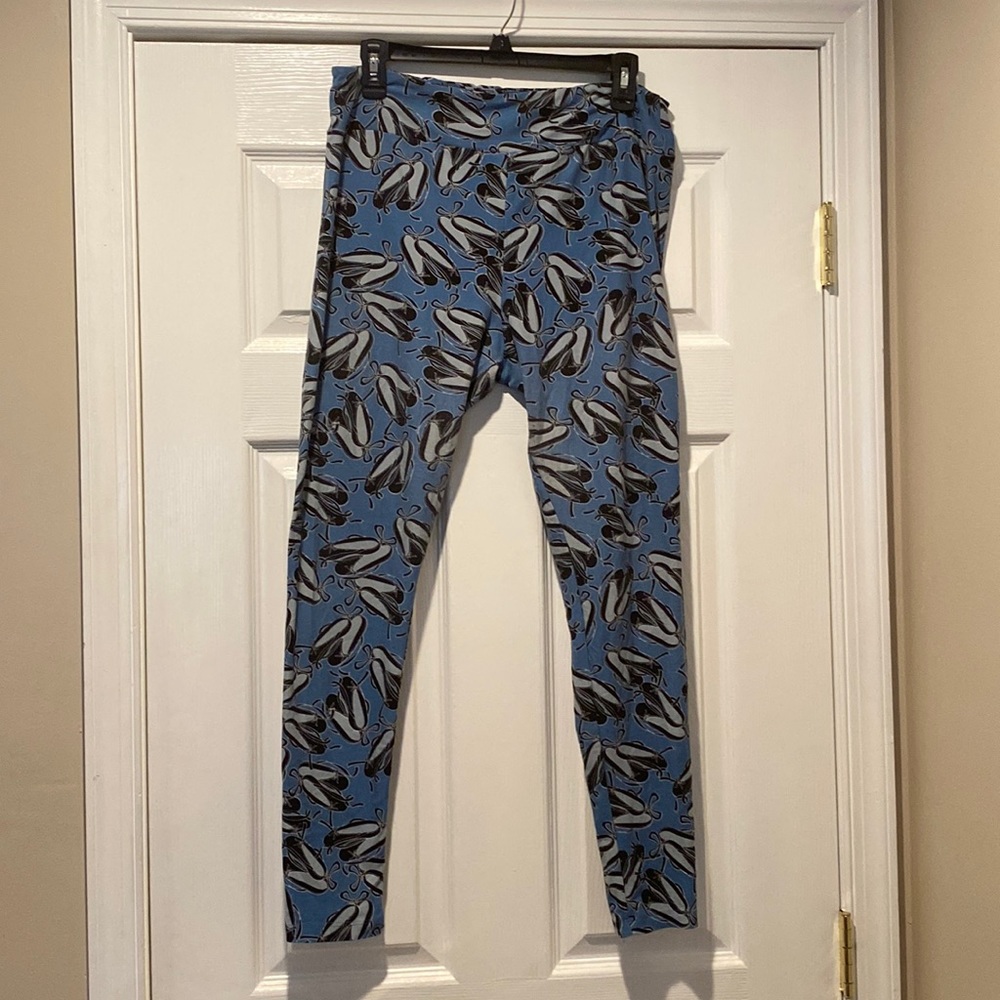 LuLaRoe TC Leggings Ballet Shoe Print!!